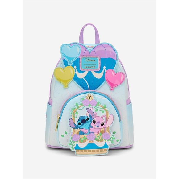 Loungefly Disney Lilo & Stitch Angel & Stitch Hot Air Balloon Mini Backpack main image 3